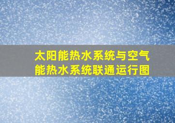 太阳能热水系统与空气能热水系统联通运行图