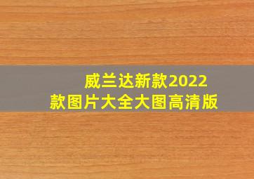 威兰达新款2022款图片大全大图高清版