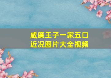 威廉王子一家五口近况图片大全视频