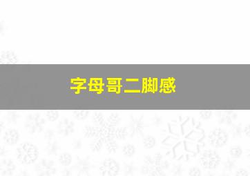 字母哥二脚感