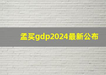 孟买gdp2024最新公布