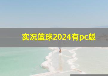 实况篮球2024有pc版