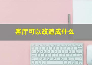 客厅可以改造成什么