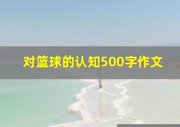 对篮球的认知500字作文