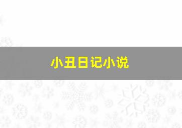 小丑日记小说