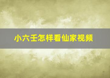 小六壬怎样看仙家视频