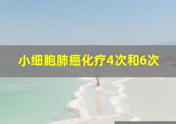 小细胞肺癌化疗4次和6次