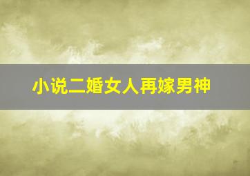 小说二婚女人再嫁男神