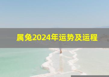 属兔2024年运势及运程