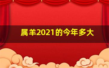 属羊2021的今年多大