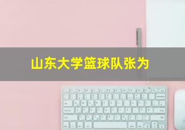 山东大学篮球队张为