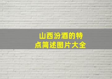 山西汾酒的特点简述图片大全