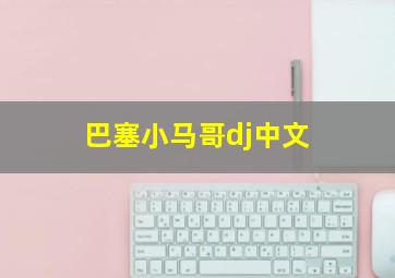 巴塞小马哥dj中文