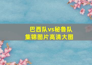 巴西队vs秘鲁队集锦图片高清大图