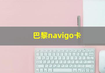 巴黎navigo卡