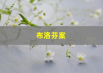 布洛芬案