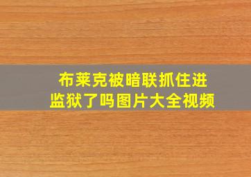 布莱克被暗联抓住进监狱了吗图片大全视频