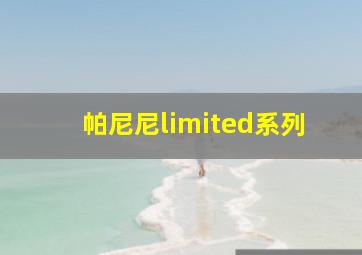 帕尼尼limited系列