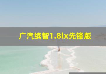 广汽缤智1.8lx先锋版