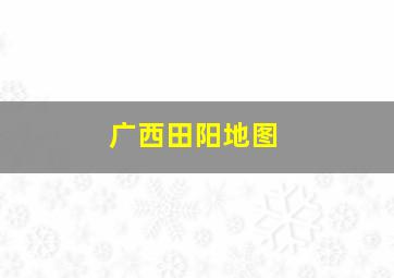 广西田阳地图