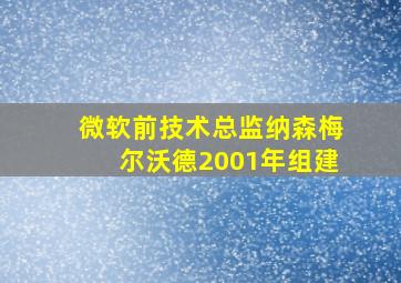 微软前技术总监纳森梅尔沃德2001年组建