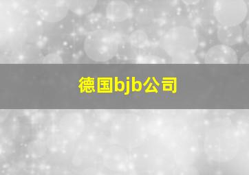 德国bjb公司