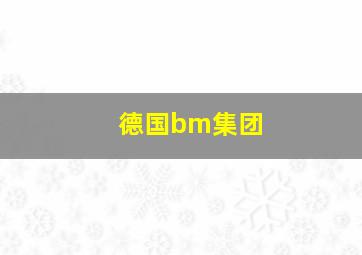 德国bm集团