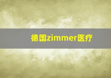 德国zimmer医疗