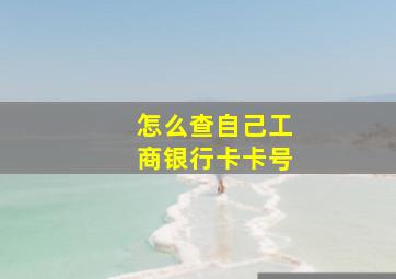 怎么查自己工商银行卡卡号