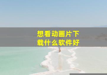 想看动画片下载什么软件好