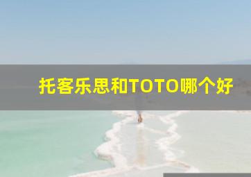 托客乐思和TOTO哪个好