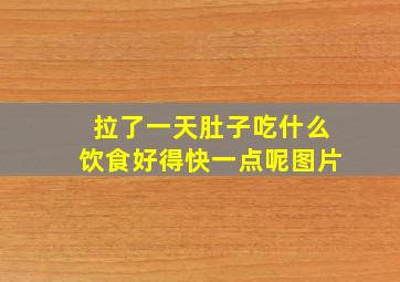 拉了一天肚子吃什么饮食好得快一点呢图片