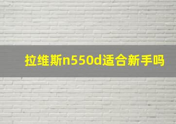 拉维斯n550d适合新手吗