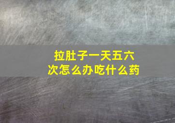 拉肚子一天五六次怎么办吃什么药