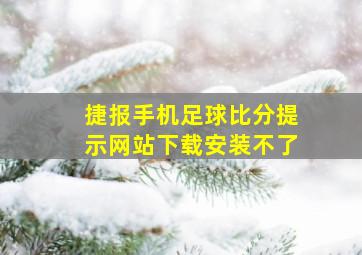 捷报手机足球比分提示网站下载安装不了