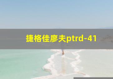 捷格佳廖夫ptrd-41