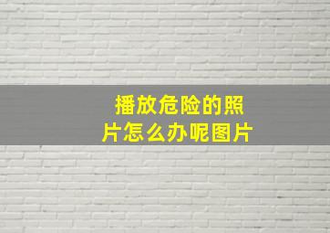 播放危险的照片怎么办呢图片