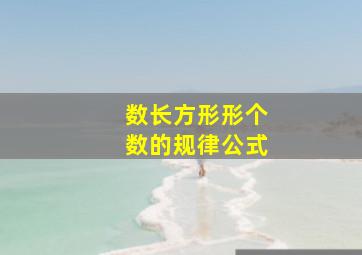 数长方形形个数的规律公式