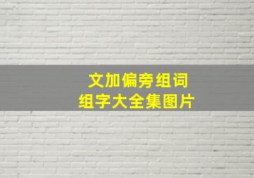 文加偏旁组词组字大全集图片