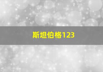 斯坦伯格123