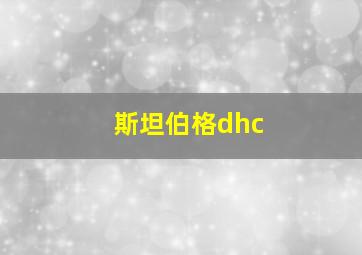 斯坦伯格dhc