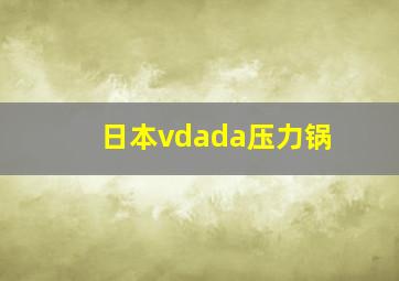 日本vdada压力锅