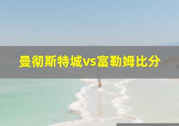 曼彻斯特城vs富勒姆比分