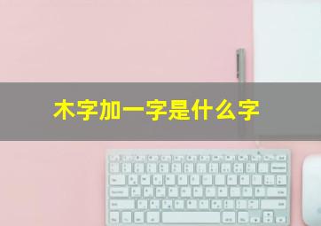 木字加一字是什么字