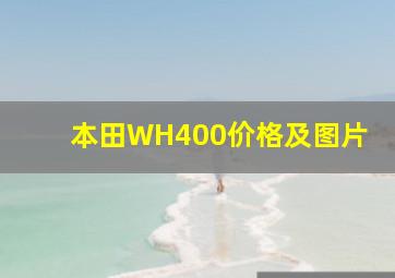 本田WH400价格及图片