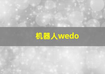 机器人wedo