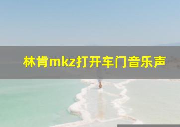 林肯mkz打开车门音乐声