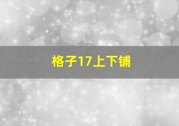 格子17上下铺