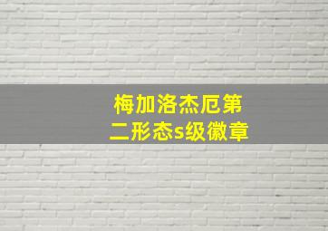 梅加洛杰厄第二形态s级徽章