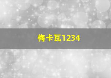 梅卡瓦1234